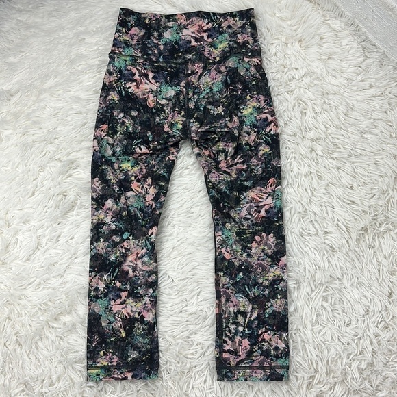 Lululemon Wunder Under Crop (High-Rise) *Full-On Luon 21" Dappled Daze Multi - Picture 6 of 6